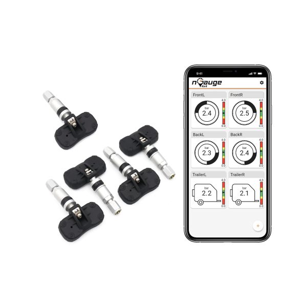 tpms sensor for 5 wheel pressure with ngauge4x4 app